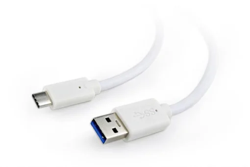 Кабель Cablexpert (CCP-USB3-AMCM-W-0.1M) USB3.0 – USB Type-C, 0.1 м, премиум, белый