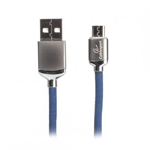 Кабель Cablexpert (CCPB-M-USB-07B) USB 2.0 A - microUSB, премиум, 1м, синий