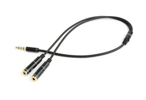 Спліттер CABLEXPERT mini-jack 3.5мм - 2 x mini-jack 3.5мм 0.2м Black (CCA-417M)