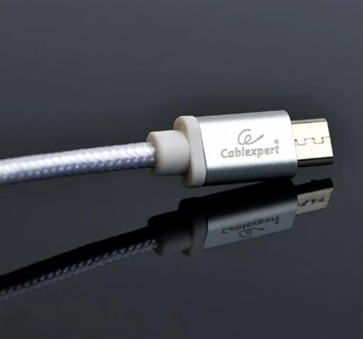 Кабель Cablexpert (CCB-mUSB2B-AMBM-6-S) USB 2.0 - Micro B, 1.8м, серебристый