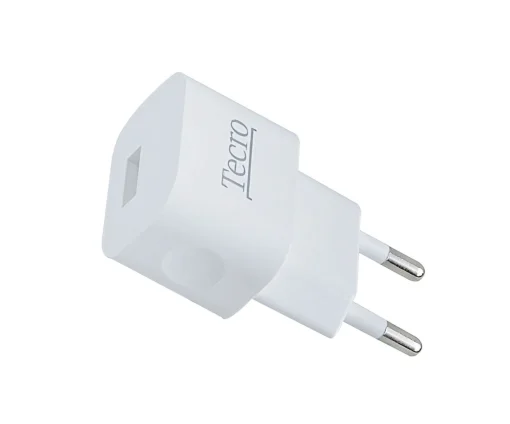 Сетевое зарядное устройство для Tecro (1xUSB, 1A) White (TR-CHG01-WT)