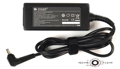 Блок живлення POWERPLANT для ноутбуків Asus 19V 2.37A 4.0x1.4mm 45W (AS45F4014)