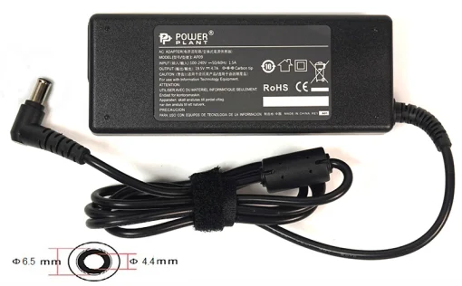 Блок живлення POWERPLANT для ноутбуків Sony 19.5V 4.74A 6.5x4.4mm 92W (SO92G6544)