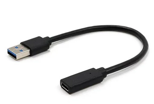 Кабель CABLEXPERT USB3.1 AM/CF 0.1м (A-USB3-AMCF-01)