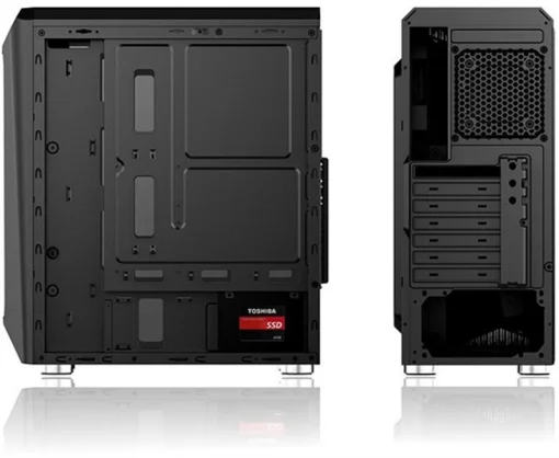 Корпус 1stPlayer R3-3R1 Color LED Black без БП