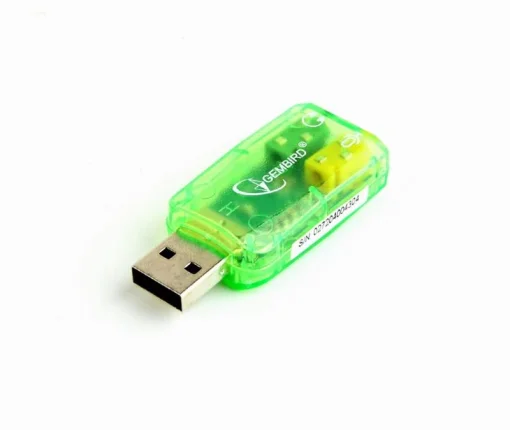Звуковая карта Gembird SC-USB-01 Green