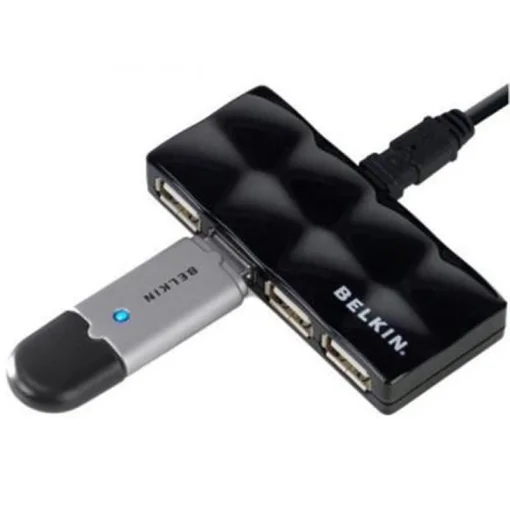 Концентратор USB2.0 Belkin Mobile Hub Black (F5U701cwBLK) 7хUSB2.0+бж