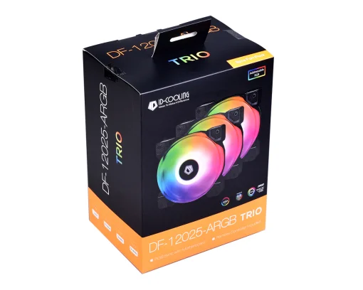 Комплект вентиляторов ID-COOLING DF-12025-ARGB Trio 3-Pack