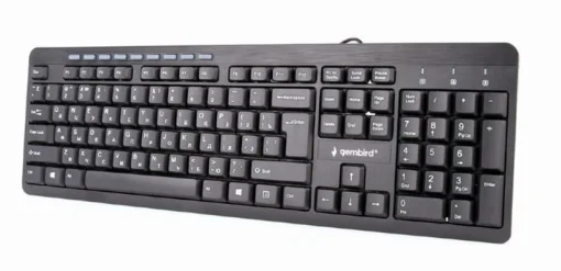 Клавиатура Gembird KB-UM-106-RU Ukr Black USB