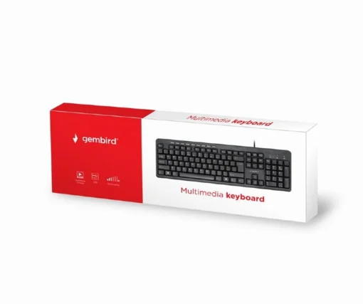 Клавиатура Gembird KB-UM-106-RU Ukr Black USB