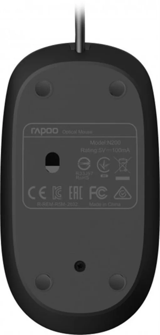 Мышь Rapoo N200 Black