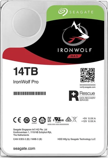 Жорсткий диск 3.5" SEAGATE IronWolf Pro 14TB SATA/256MB (ST14000NE0008)