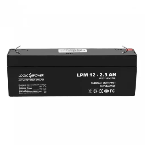 Аккумуляторная батарея LogicPower LPM 12V 2.3AH (LPM 12 – 2.3 AH) AGM