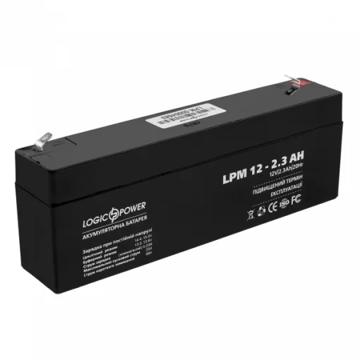 Аккумуляторная батарея LogicPower LPM 12V 2.3AH (LPM 12 – 2.3 AH) AGM