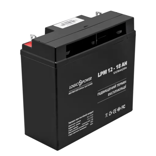 Аккумуляторная батарея LogicPower LPM 12V 18AH (LPM 12 – 18 AH) AGM