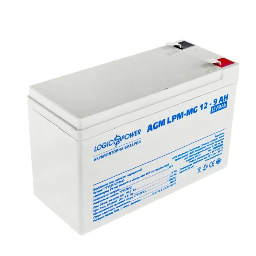 Аккумуляторная батарея LogicPower 12V 9AH (LPM-MG 12 - 9 AH) AGM мультигель