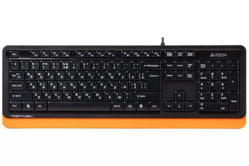 Клавиатура A4Tech FK10 Ukr Orange USB