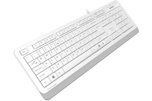 Клавиатура A4Tech FK10 Ukr White USB