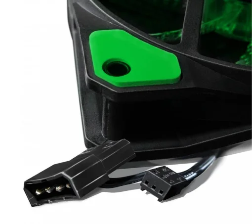 Вентилятор FRIME Iris 33LED Green (FLF-HB120G33)