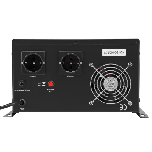 Источник бесперебойного питания LogicPower LPY-W-PSW-2000VA+ (1400Вт)10A/20A, Lin.int., AVR, 2х евро, металл, настенный