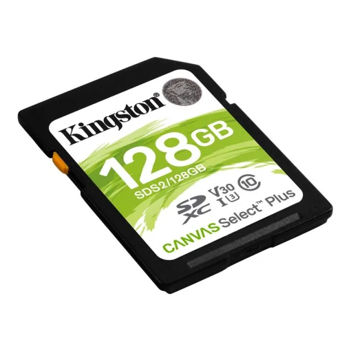 Карта памяти SDXC 128GB UHS-I/U3 10 Kingston Canvas Select Plus R100/W85MB/s (SDS2/128GB)