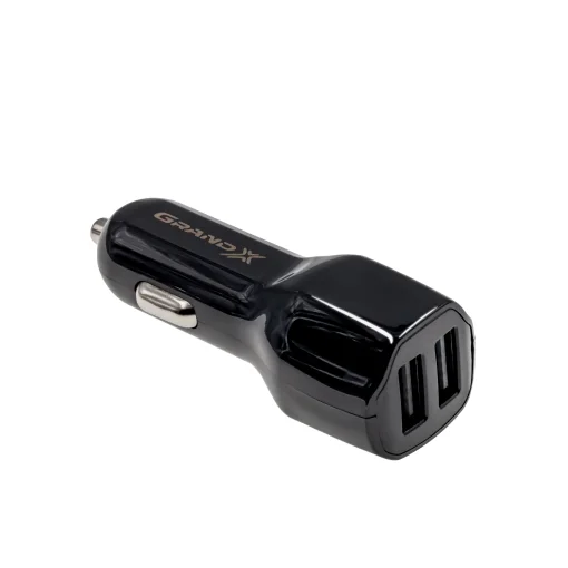 Автомобильное зарядное устройство для Grand-X (2USB 2.1A) Black (CH-26)