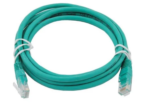 Патч-корд UTP Atcom RJ45, Cat.6, медь, 0.5м, зеленый