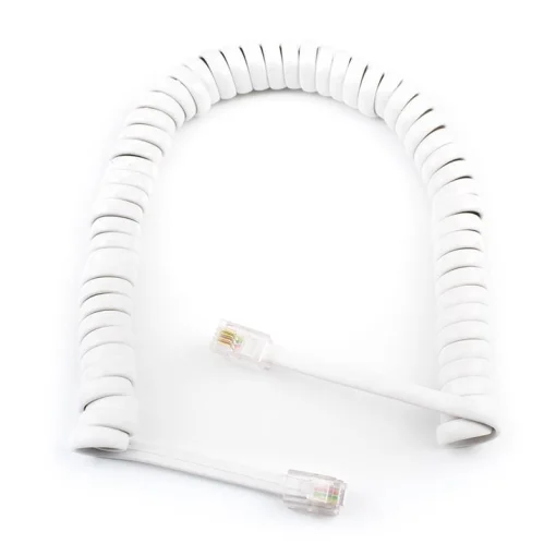 Патч-корд ATCOM RJ-9 2m White (17319)