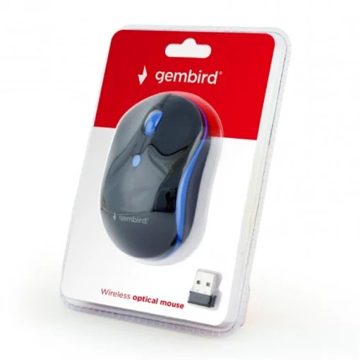 Мышка беспроводная Gembird MUSW-4B-03-B Black/Blue USB