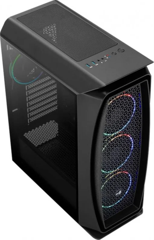 Корпус AeroCool Aero One Eclipse-G-BK-v1 (ACCM-PB17143.11) Black без БП