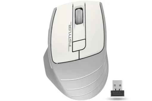 Мышка беспроводная A4Tech FG30 Grey/White USB