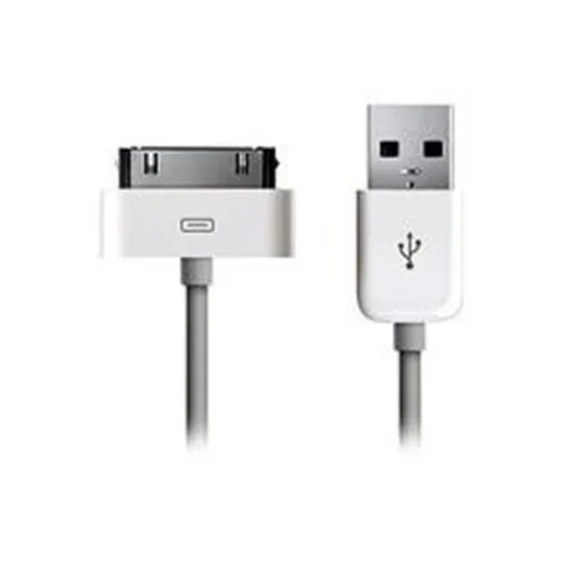 Кабель Atcom Data USB - Apple 30-pin (M/M), Iphone 3G/3GS/4/4S Ipad, 1.8 м, белый (11206)