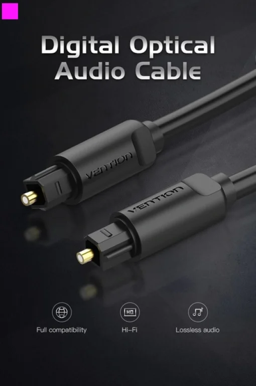 Кабель оптический (аудио) VENTION TOSLINK 3м Black (BAEBI)