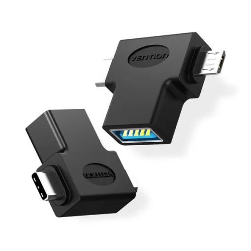 Адаптер Vention USB 3.1 Type-C/USB 3.0 OTG AF/microUSB BM (CDIB0)