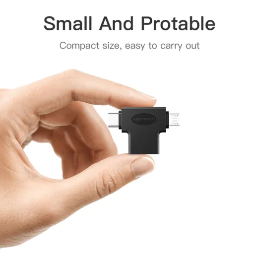 Адаптер Vention USB 3.1 Type-C/USB 3.0 OTG AF/microUSB BM (CDIB0)