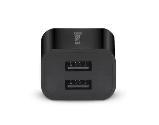 Мережевий зарядний пристрій REAL-EL CH-210 (2USB, 2.1A) Black