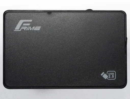 Внешний карман Frime SATA HDD/SSD 2.5", USB 2.0, Plastic, Black (FHE10.25U20)