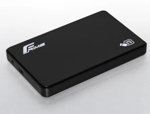 Внешний карман Frime SATA HDD/SSD 2.5", USB 2.0, Plastic, Black (FHE10.25U20)