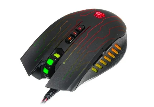 Мышь A4Tech Q81 Circuit Bloody Neon XGlide Black
