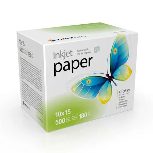 Бумага PrintPro глянцевая 180г/м2 10x15см 500л. (PGE1805004R)
