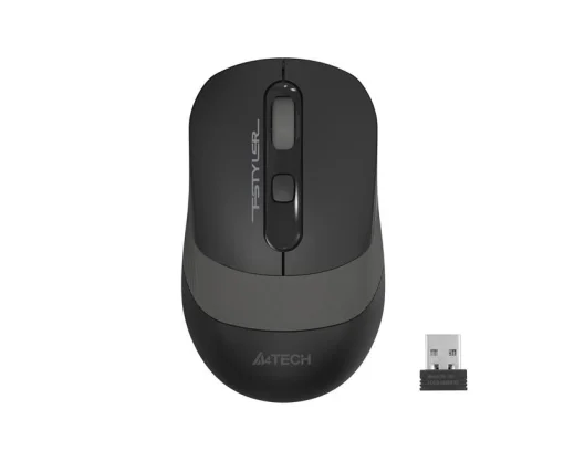 Мышка беспроводная A4Tech FG10S Grey/Black USB
