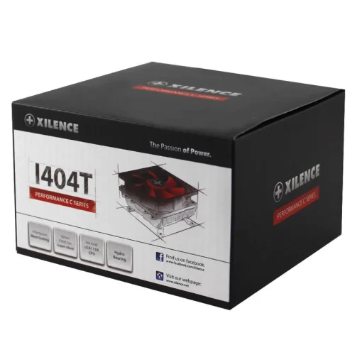 Кулер процессорный Xilence I404T (XC041), Intel:LGA1150/1151/1155/1156, 101х94х61мм_