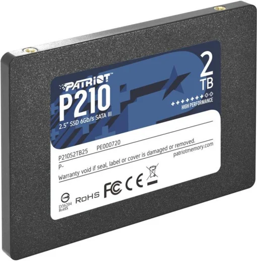 Накопитель SSD 2TB Patriot P210 2.5" SATAIII TLC (P210S2TB25)
