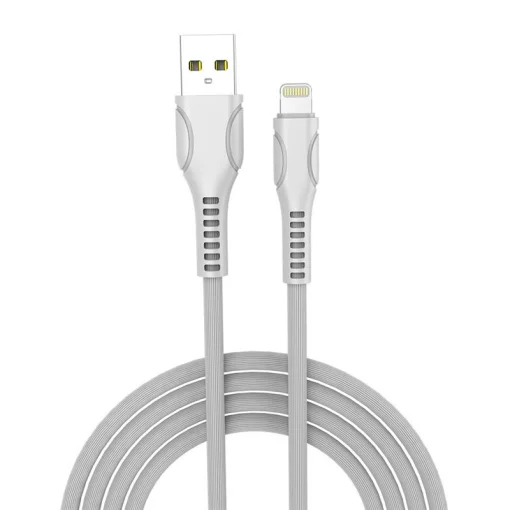 Кабель ColorWay USB-Lightning (line-drawing), 2.4А, 1м, White (CW-CBUL027-WH)