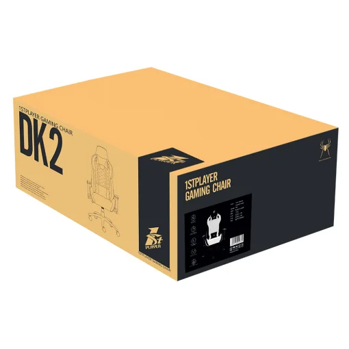 Крісло геймерське 1STPLAYER DK2 Black/White