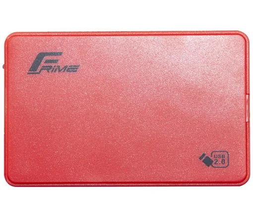 Зовнішня кишеня Frime SATA HDD/SSD 2.5", USB 2.0, Plastic, Red (FHE15.25U20)