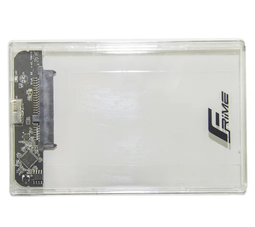 Карман внешний FRIME FHE80.25U30 2.5" SATA to USB 3.0 Clear