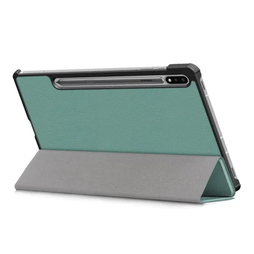 Чехол-книга BECOVER Smart для Samsung Galaxy Tab S7 SM-T875/S8 SM-X700/SM-X706 Dark Green