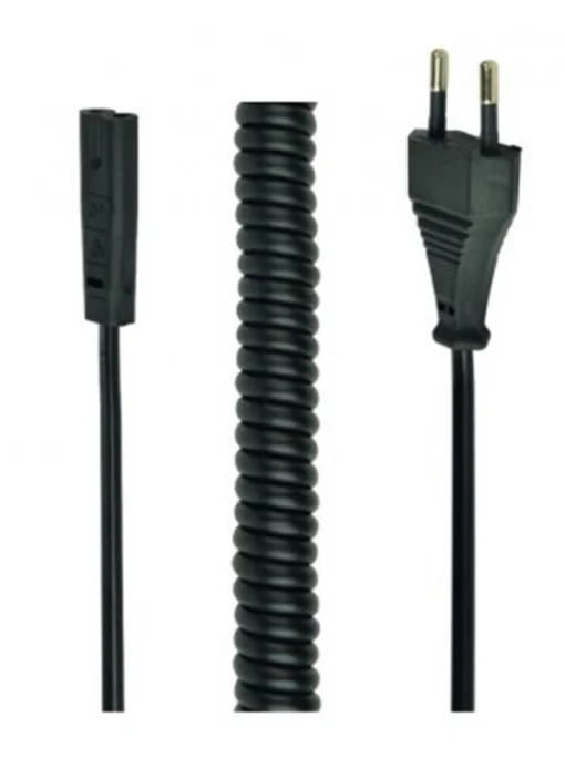 Кабель живлення Cablexpert (PC-C1-VDE-1.8M) CEE7/16-C7, 1.8 м, чорний (для електробритв)