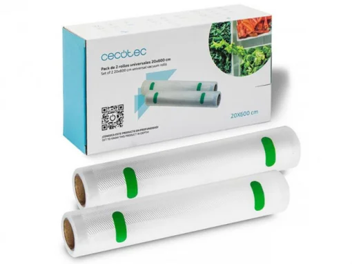 Плівка для вакуумного пакувальника Cecotec 20х600 см, 2 рулона CCTC-04071 (8435484040716)